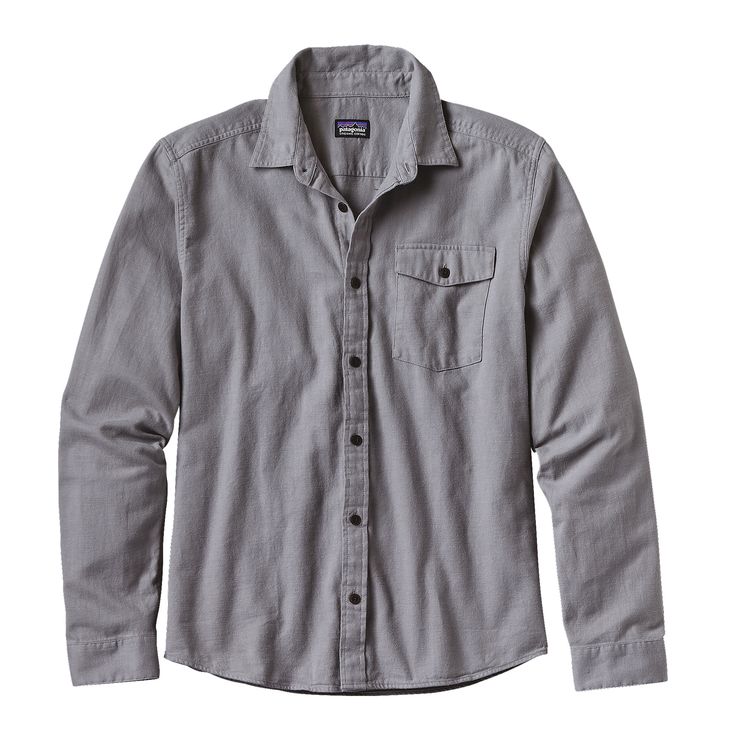 Camisa Manga Larga Fjord Flannel Hombre Gris