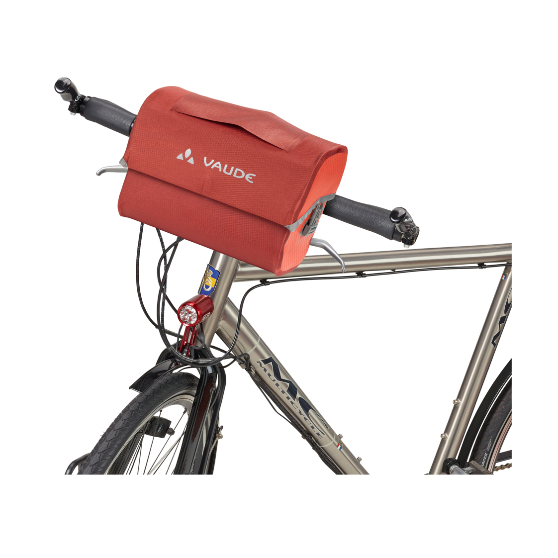 Alforja Impermeable para Manillar Aqua Box Roja - Imagen 3