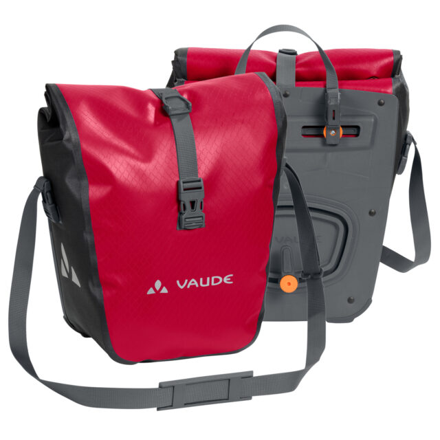 Alforja Impermeable Frontal Aqua Rojo - Par