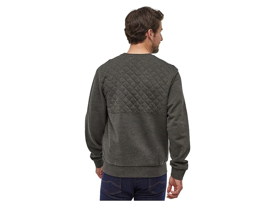 Polerón Organic Cotton Quilt Hombre Gris - Imagen 3
