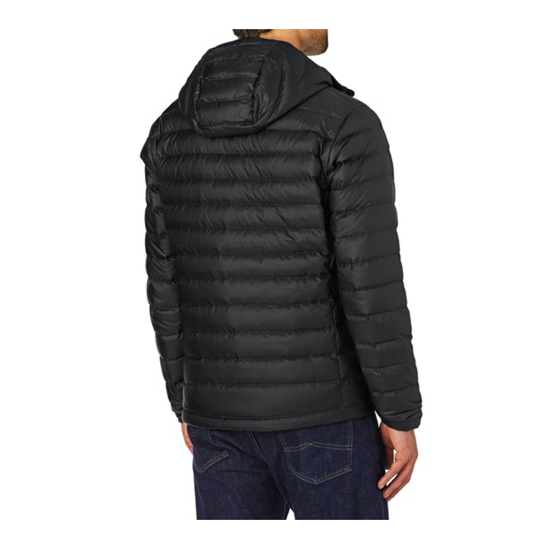 Parka Pluma Down Sweater Hoody Hombre Negro - Imagen 5