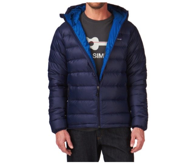 Parka Pluma Down Sweater Hoody Hombre Azul - Imagen 2