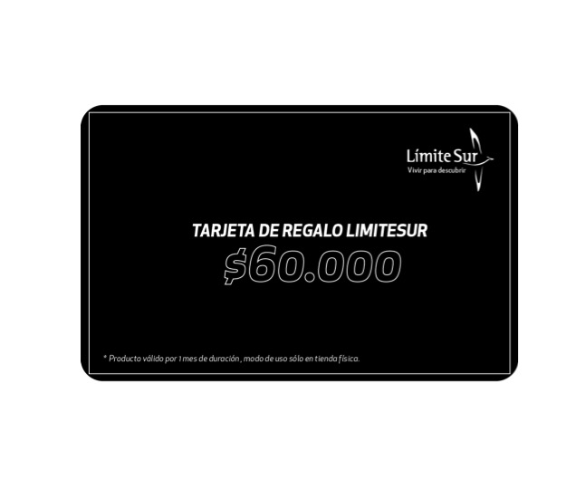 Gift Card Límite Sur $60.000