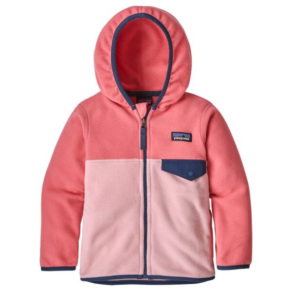 Polar Micro-D Snap-T Jacket Bebé Rosado – Límite Sur