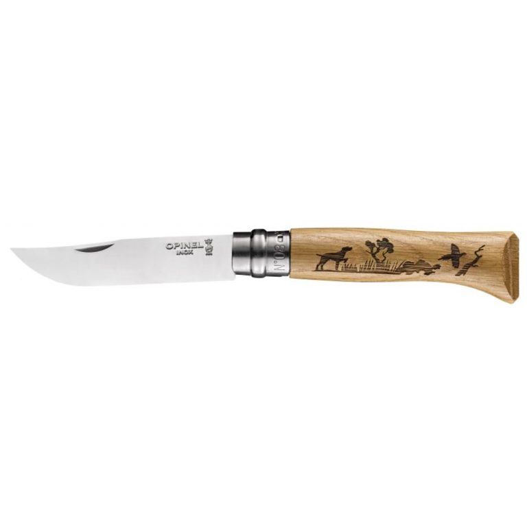 Cuchillo N°8 grabado Perro