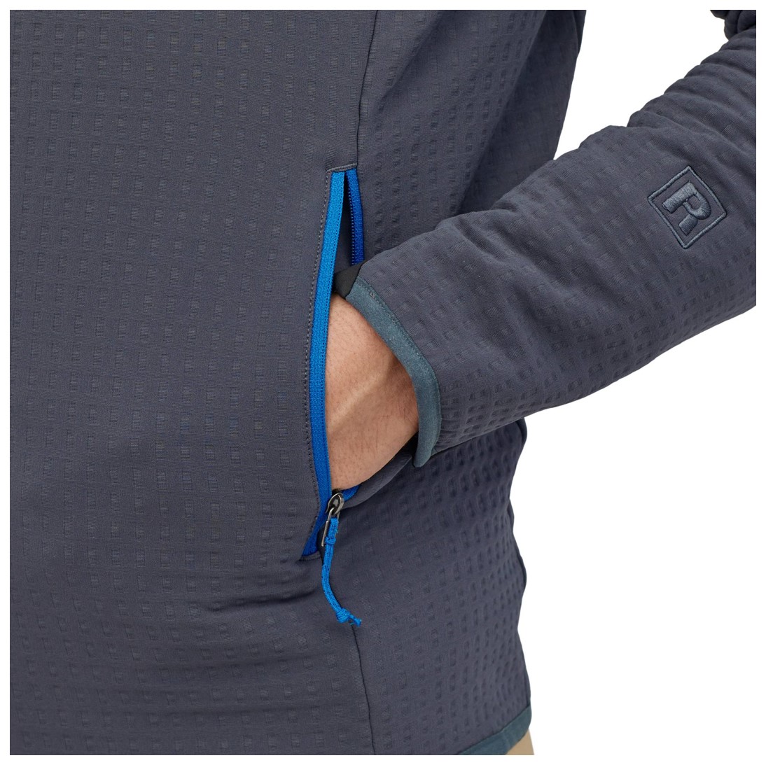 Polar R2 Techface Hoddy Hombre Azul - Imagen 3