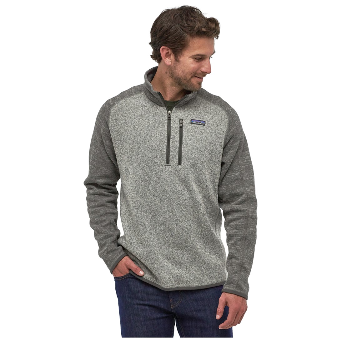 Polar Better Sweater 1/4 Zip Hombre Gris - Imagen 2