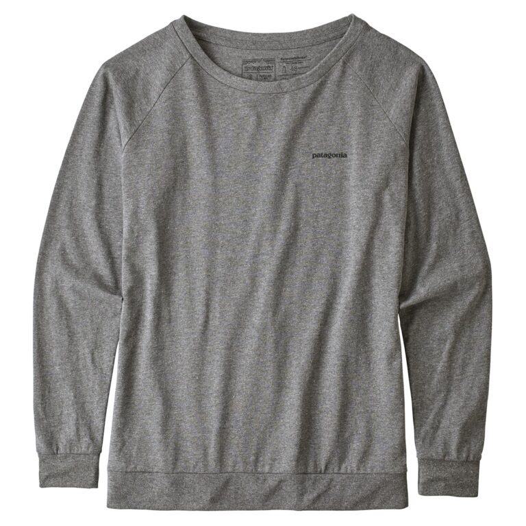 Polera Manga Larga Pastel P-6 Logo Responsibili-Tee Mujer Gris