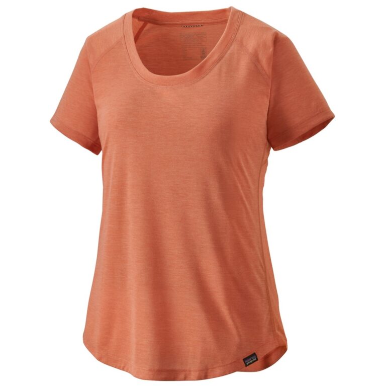 Polera Cap Cool Trail Mujer Naranja