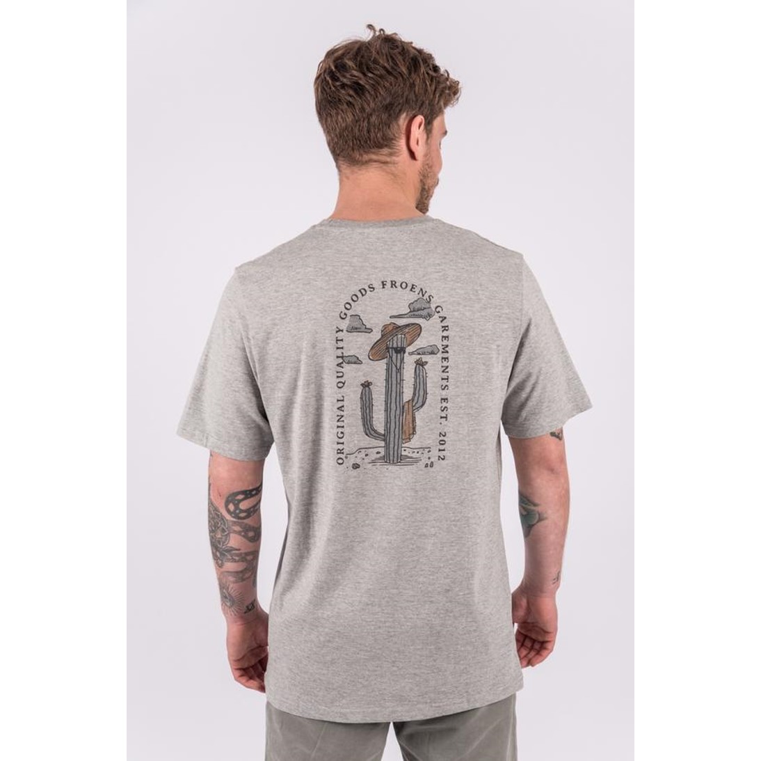 Polera Mc Cactus Hombre Gris - Imagen 2