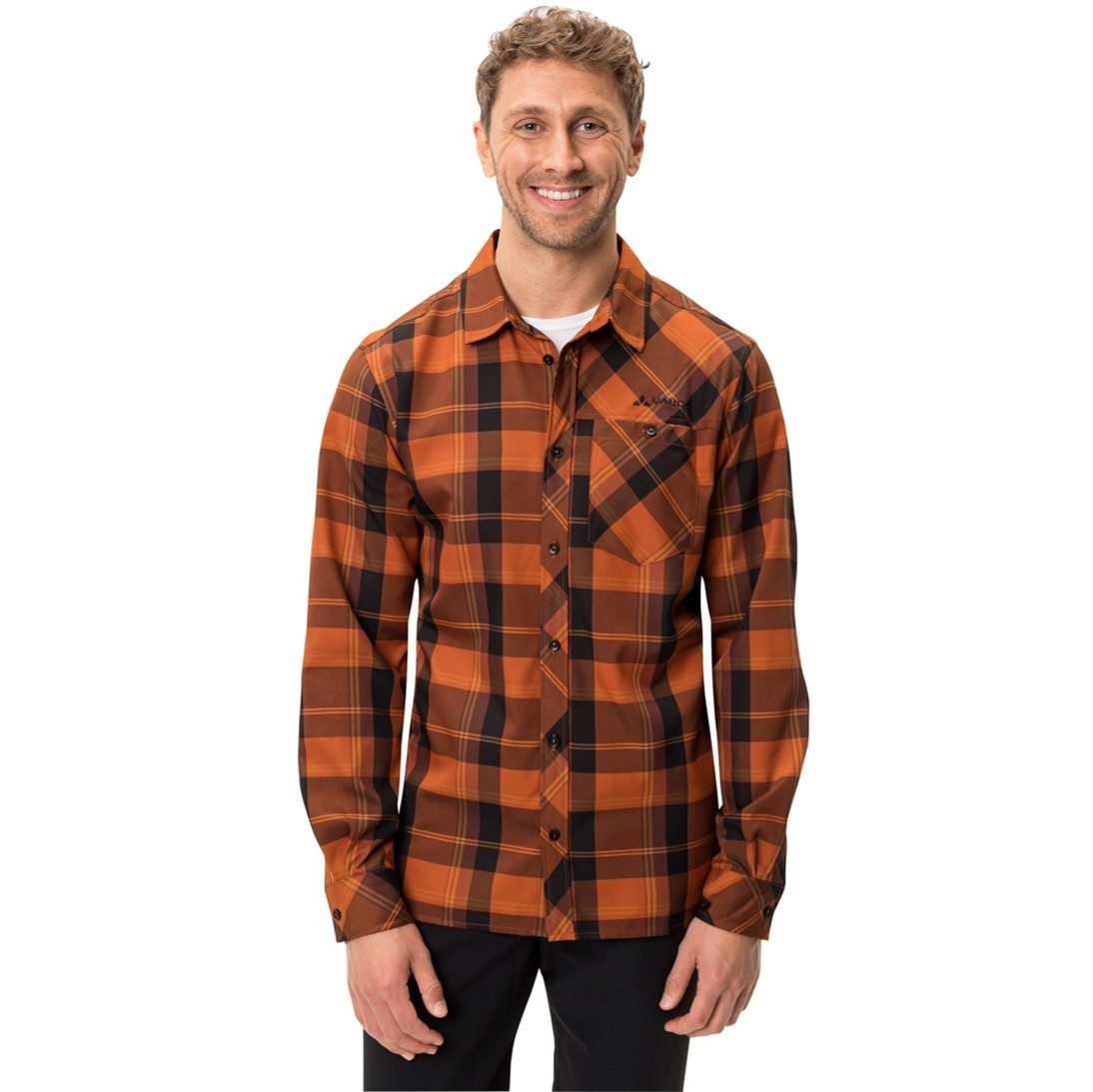 Camisa Neshan Hombre Naranja - Imagen 4