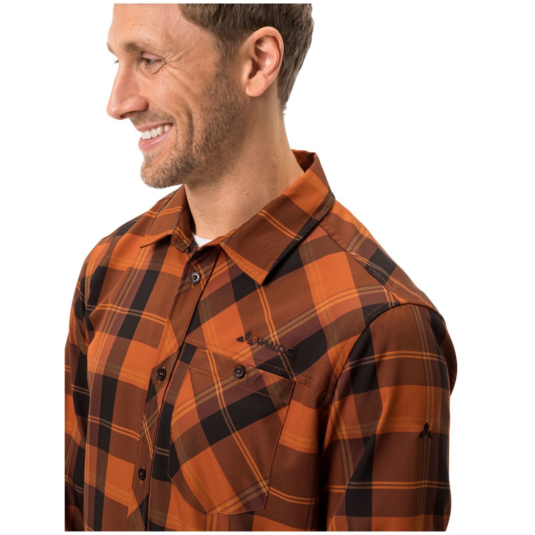 Camisa Neshan Hombre Naranja - Imagen 6
