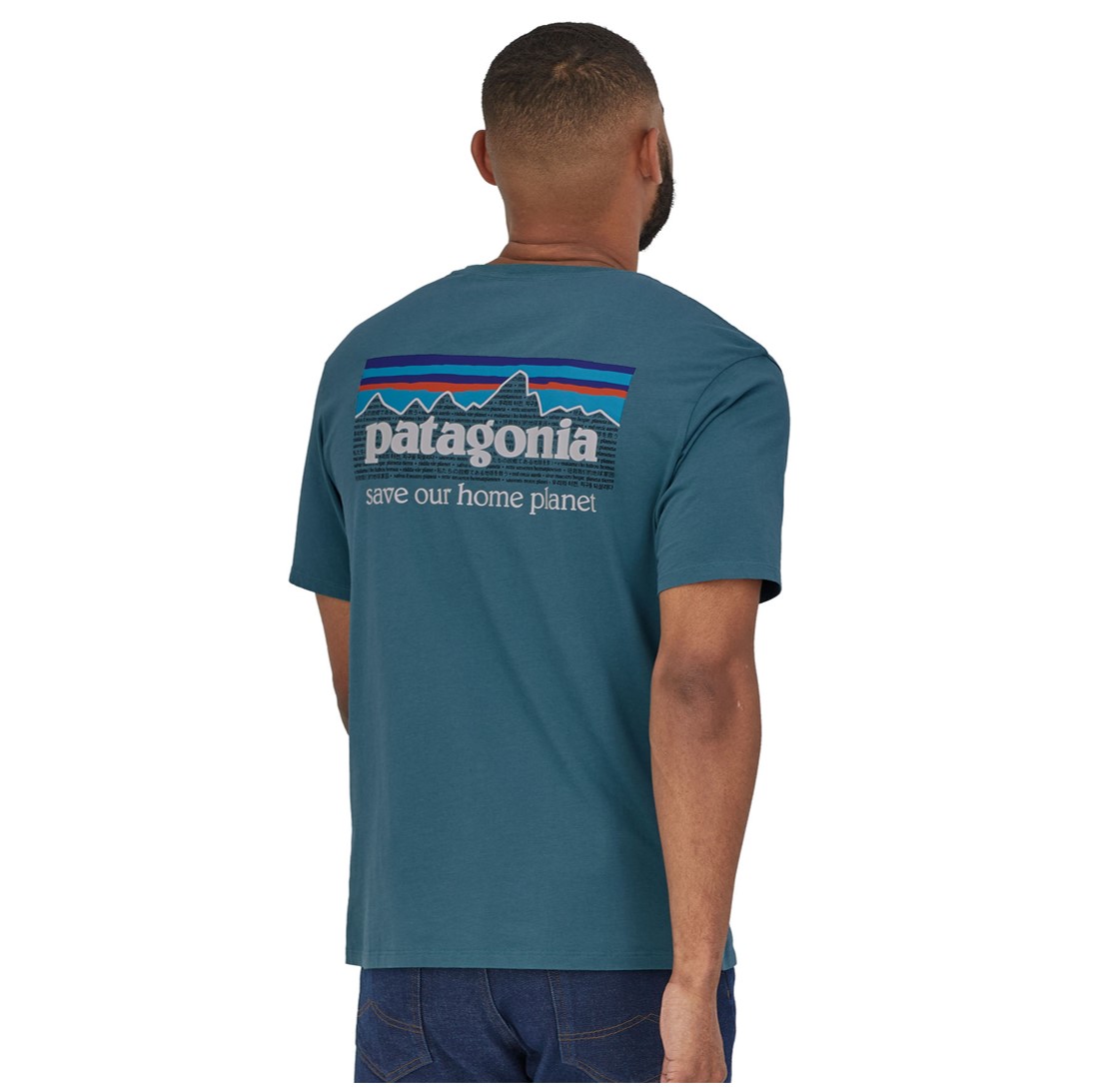 Polera P-6 Mission Organic T-Shirt Hombre - Azul - Imagen 3