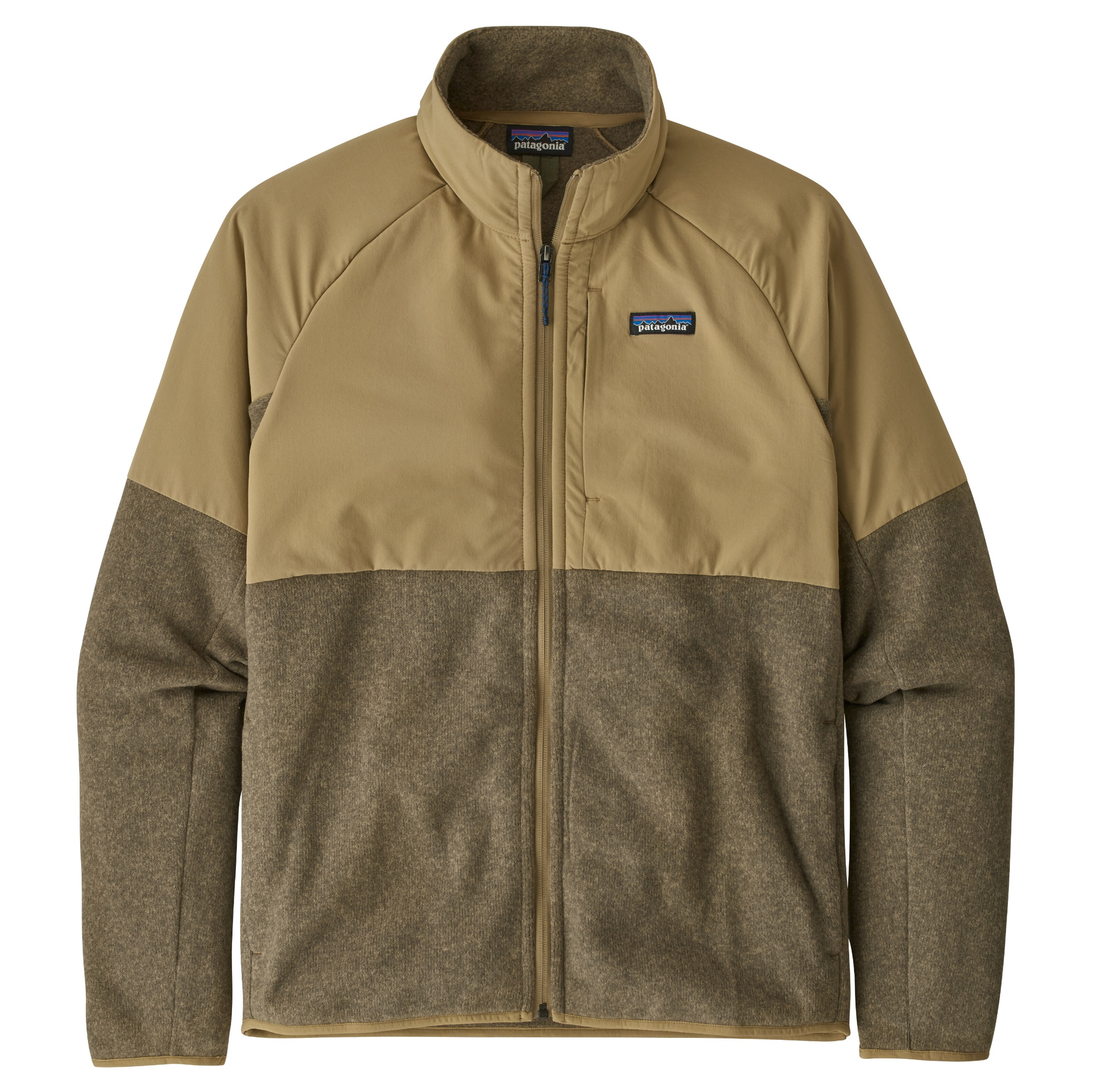 Polar Hombre Lightweight Better Sweater Shelled Jacket Mostaza