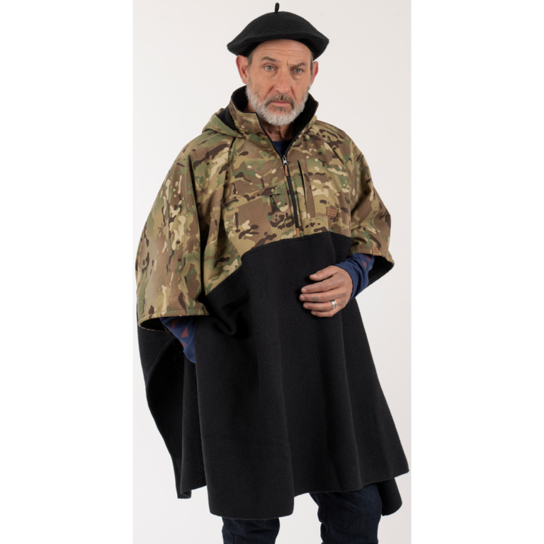 Poncho Taita Unisex Camo/Verde