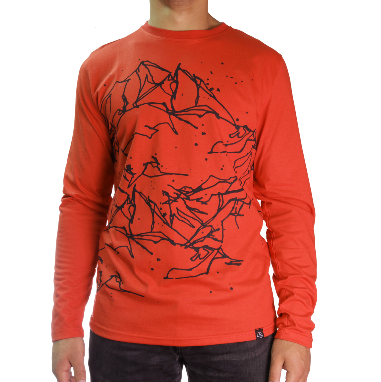 Polera Hombre Baquedano Roja