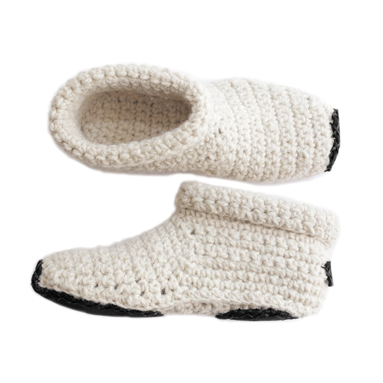 Pantuflas Unisex Kran Blanco/Negro