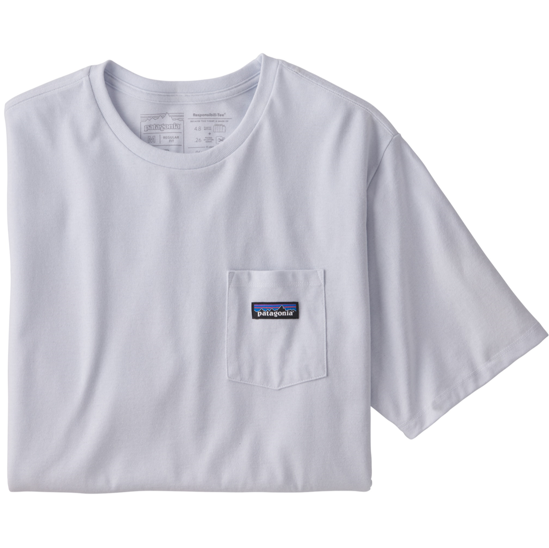 Polera P-6 Responsibili-Tee Hombre Blanco
