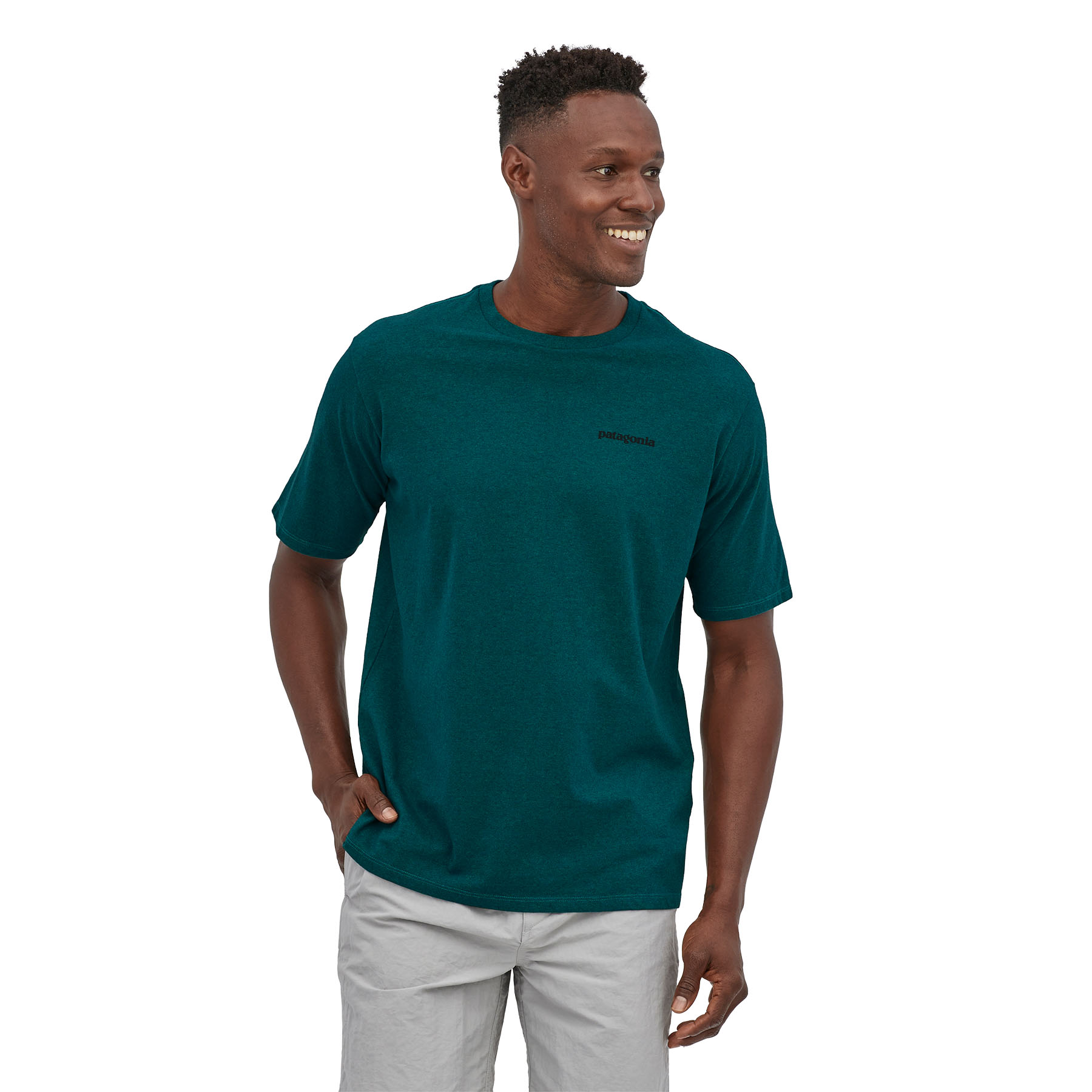 Polera P-6 T-Shirt Organic Hombre - Verde - Imagen 3