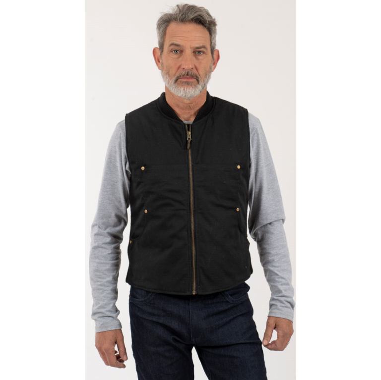 Vest Canvas Tschaloe Hombre Negro