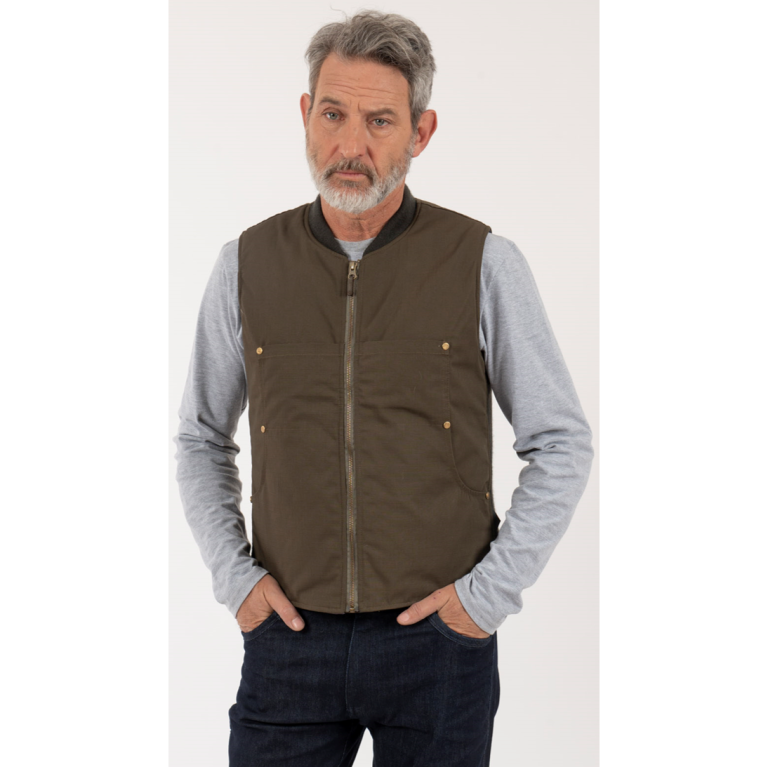 Vest Canvas Tschaloe Hombre Verde