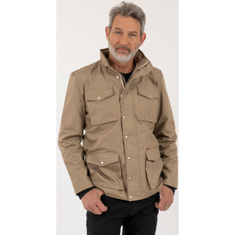 Cortaviento Hombre Canvas Horrer Beige
