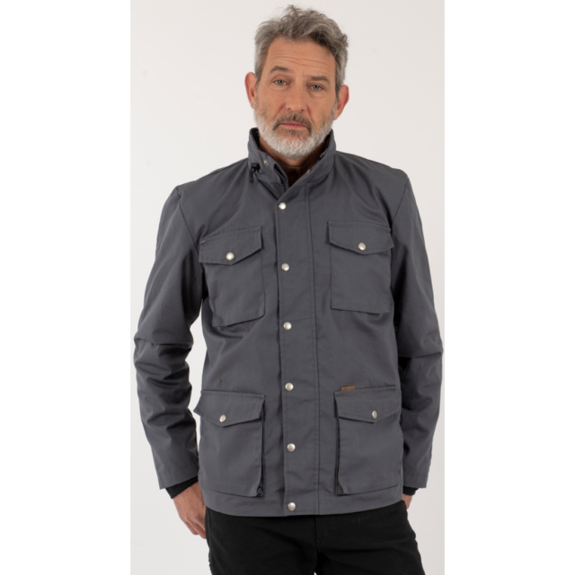 Cortaviento Hombre Canvas Horrer Gris