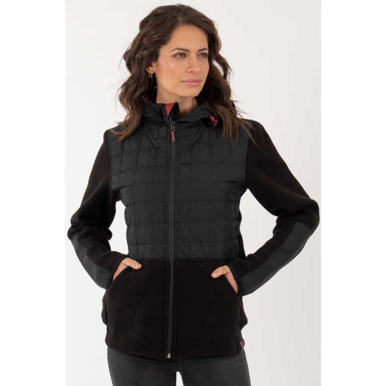 Hoddie Arroench Mujer Negro