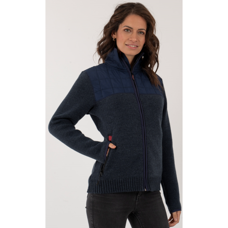 Bomber Hibrido Herrtschiske Mujer Azul