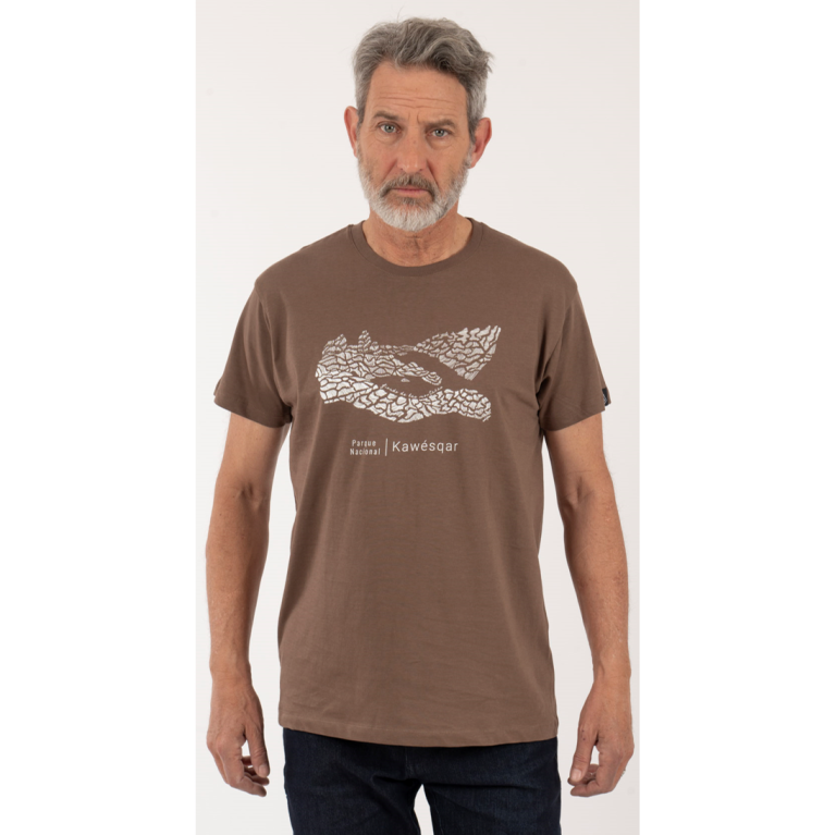 Polera Parque Kawesqar Hombre - Café