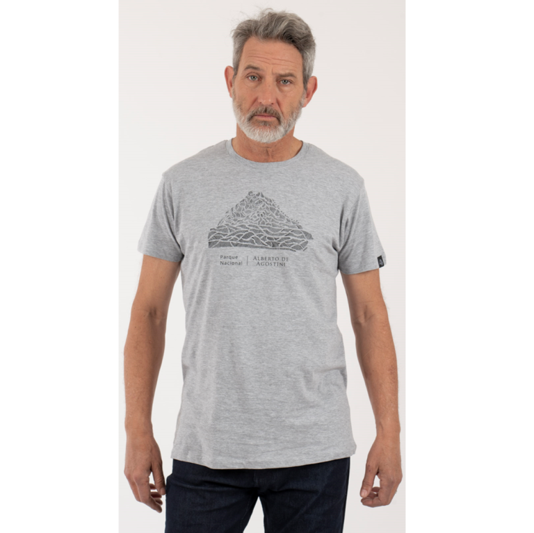 Polera Manga Corta Agostini Hombre - Gris