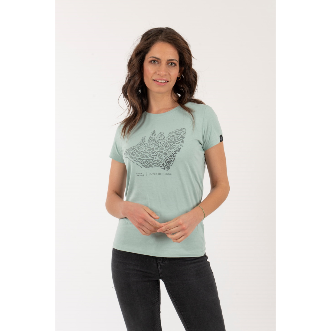 Polera Torres del Paine Mujer - Verde - Imagen 2