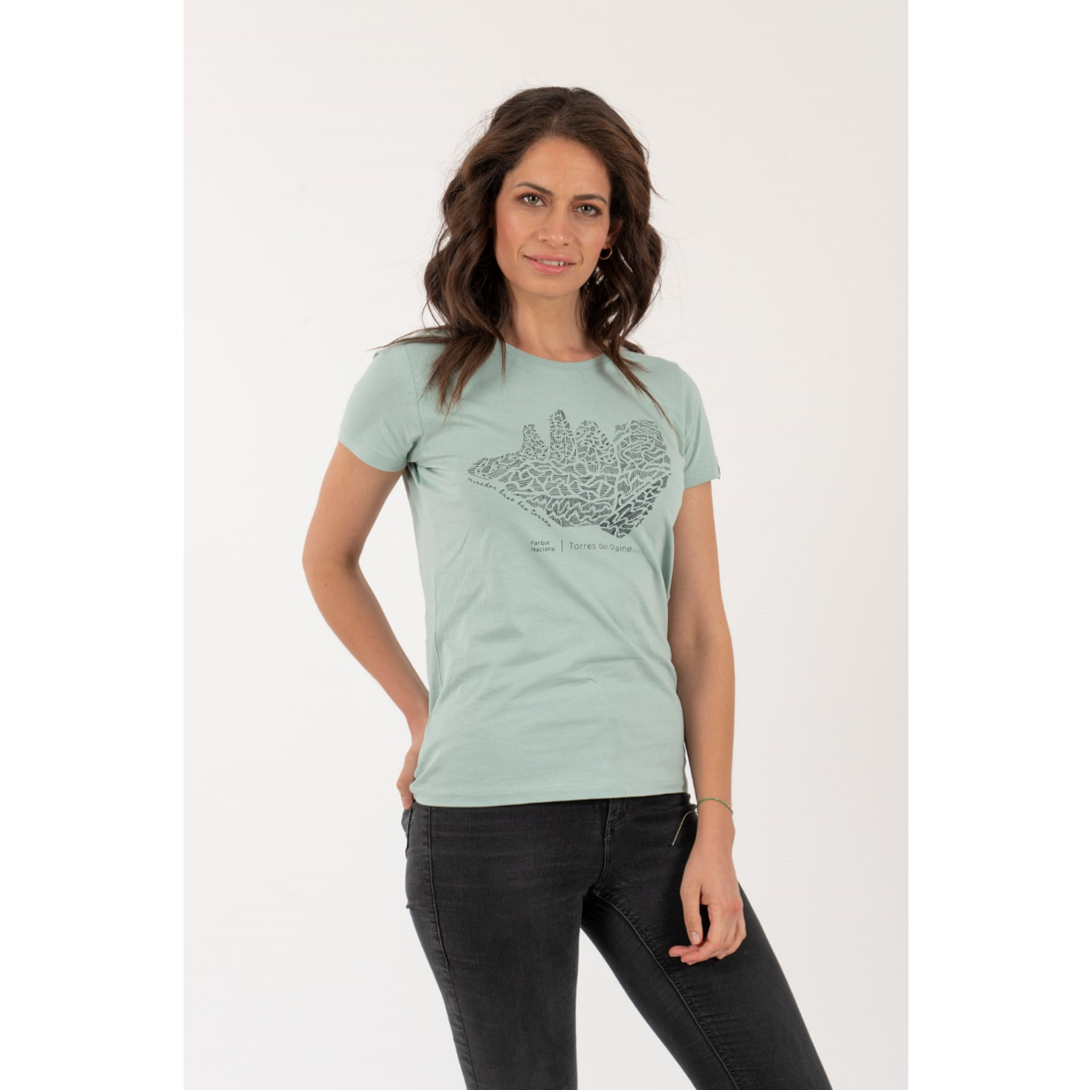 Polera Torres del Paine Mujer - Verde