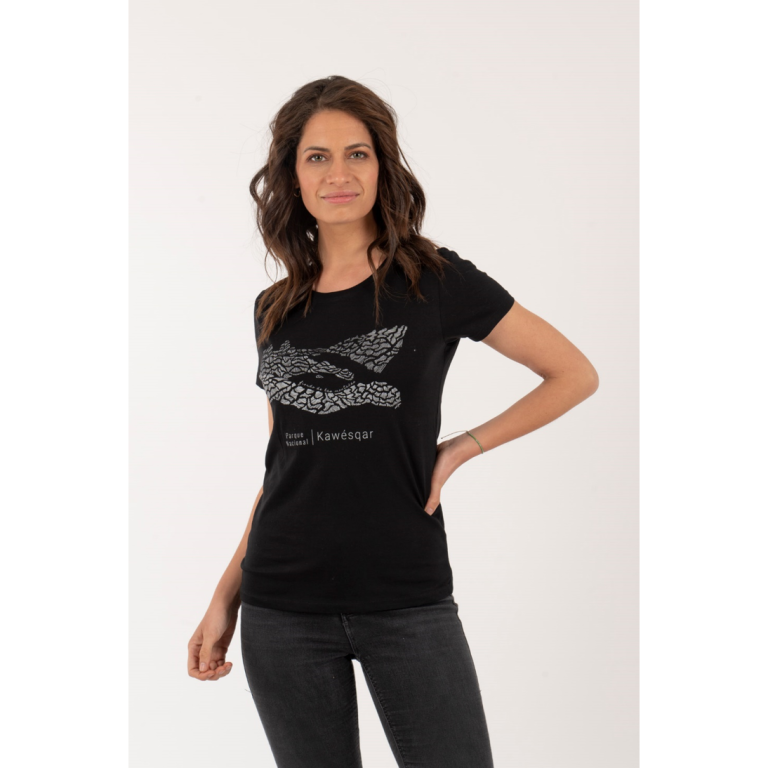 Polera Parque Kawesqar Mujer - Negro