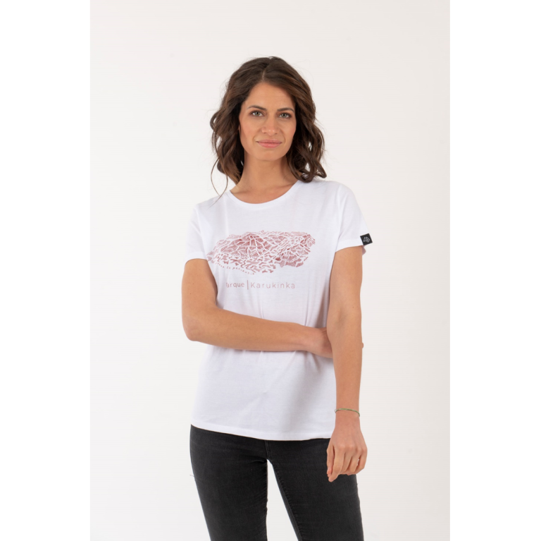 Polera Parque Karukinka Mujer - Blanco