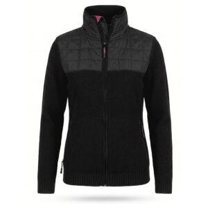 Bomber Hibrido Herrtschiske Mujer Negro