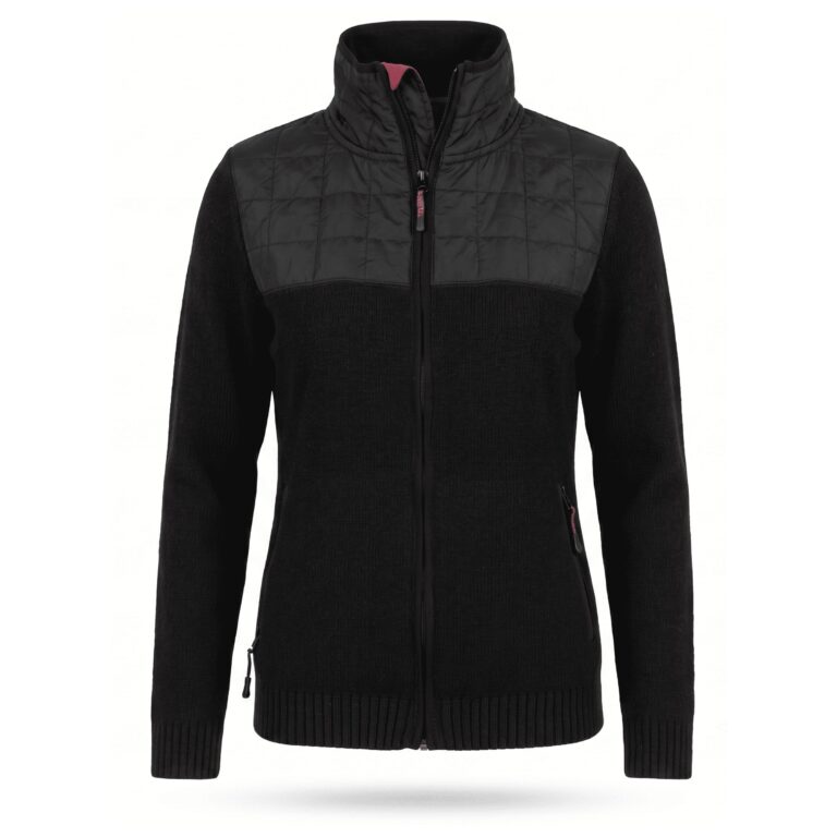 Bomber Hibrido Herrtschiske Mujer Negro