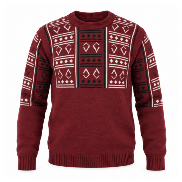 Sweater Sate Hombre Burdeo