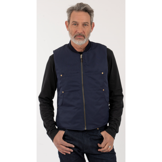 Vest Canvas Tschaloe Hombre Azul