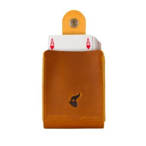 Porta Cartas Holder de Cuero