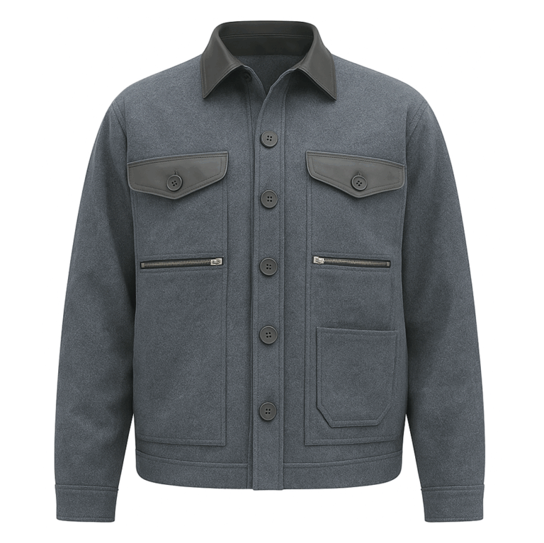 Chaqueta Paño Tschesken Hombre Azul