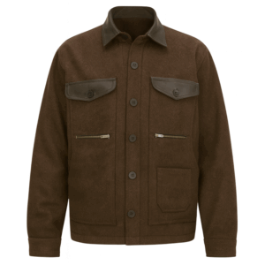 Chaqueta Paño Tschesken Hombre Cafe